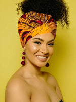 Load image into Gallery viewer, Ladies Vintage African Printed Turban
