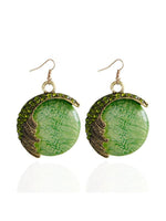 Load image into Gallery viewer, Bohemian earrings ethnic style rice beads woven retro earrings
