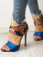 Load image into Gallery viewer, Ladies Print High Heels
