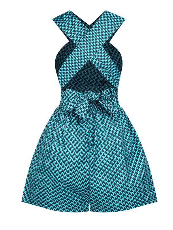 Women's printed DIY multi-wear jumpsuit