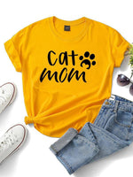 Load image into Gallery viewer, Casual letter printed short-sleeved T-shirt
