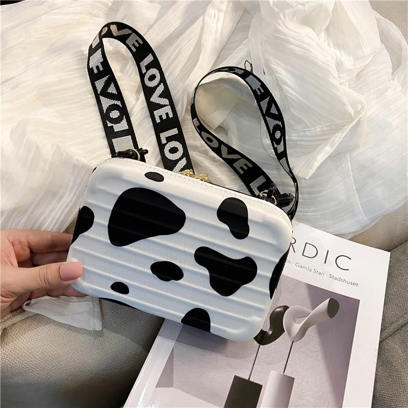 Original cute forest cow pattern casual mini messenger bag shoulder bag girl bag