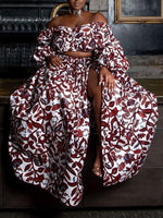 Load image into Gallery viewer, Fashion African Printed Long Sleeve Suits
