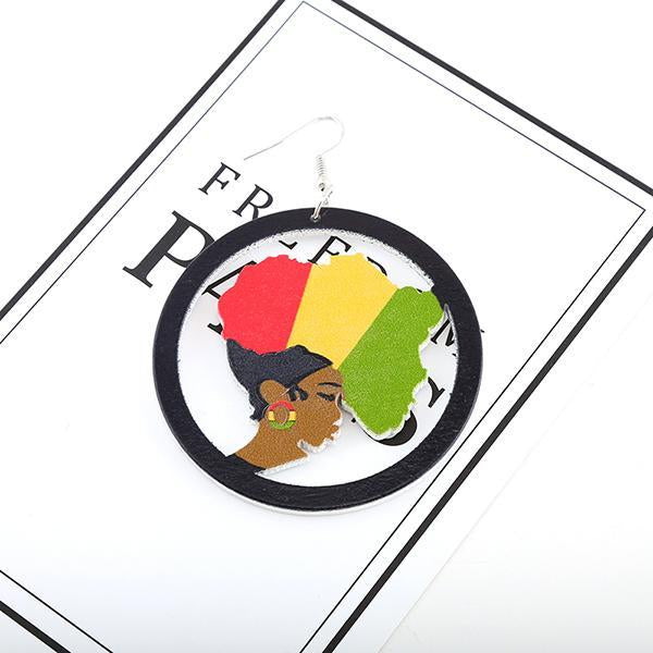 Popular color fashion earrings