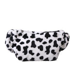 Load image into Gallery viewer, Women&#39;s graffiti cow plush shoulder bag
