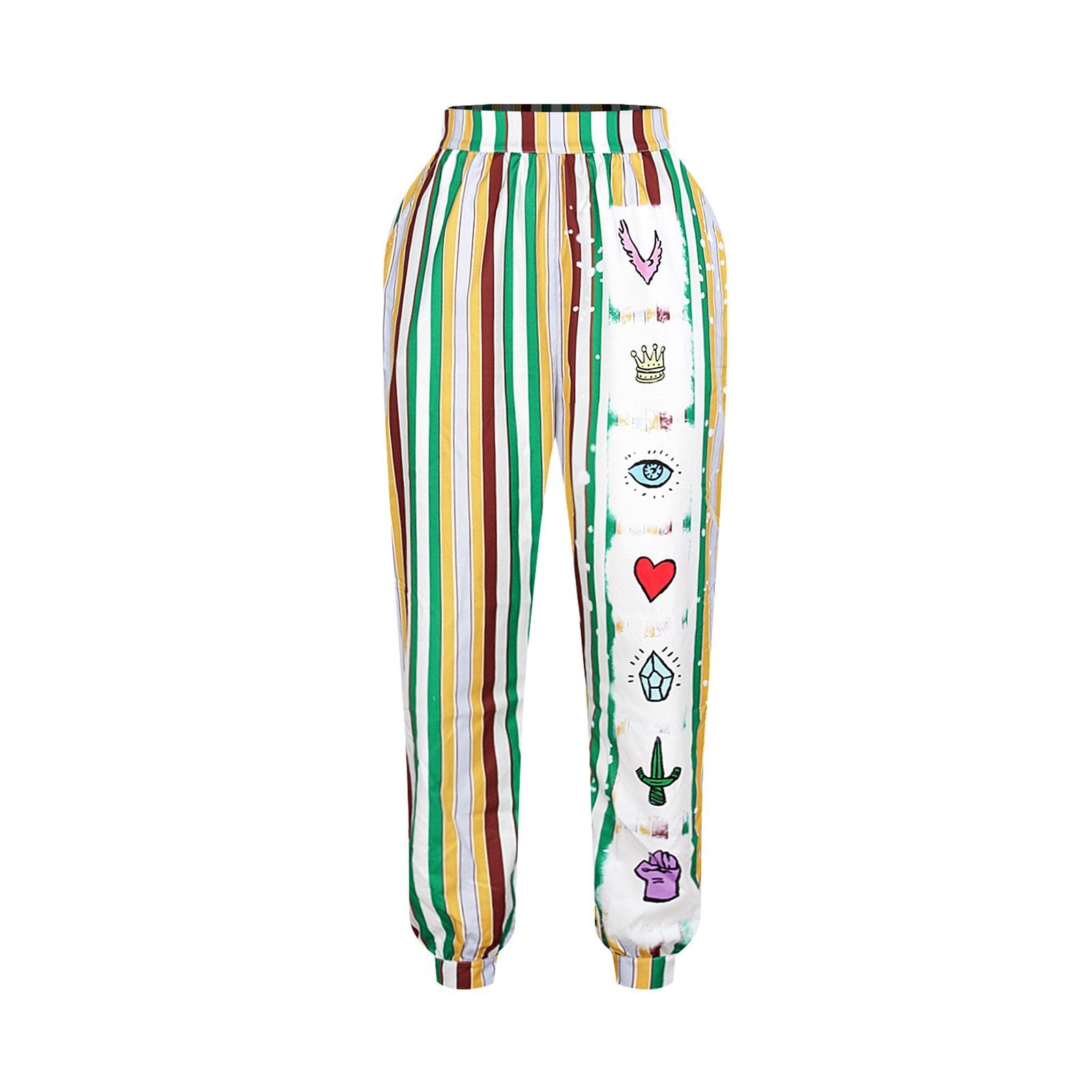 Women's Elastic Waist Casual Indonesian Fashion Harem Pants