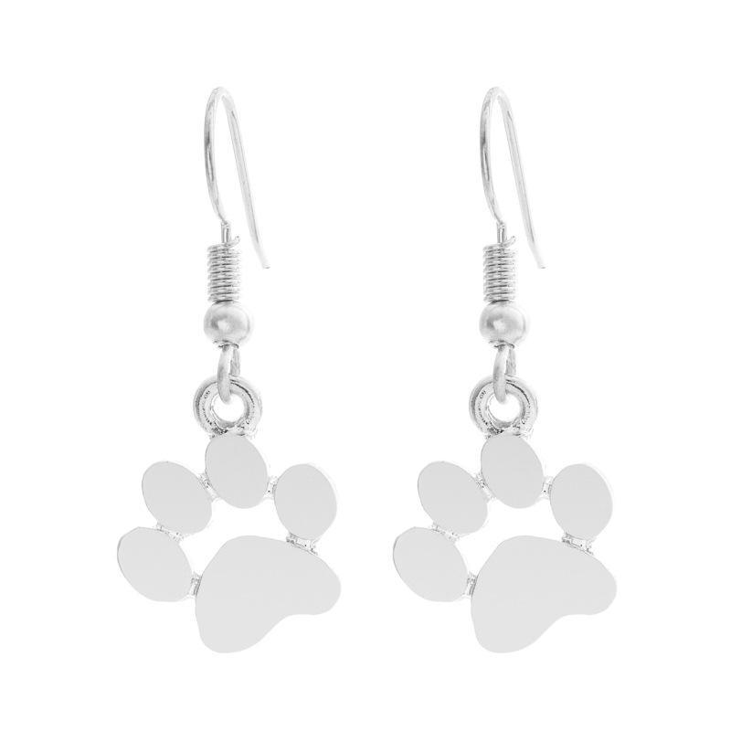 Animal cat and dog paw print Earrings