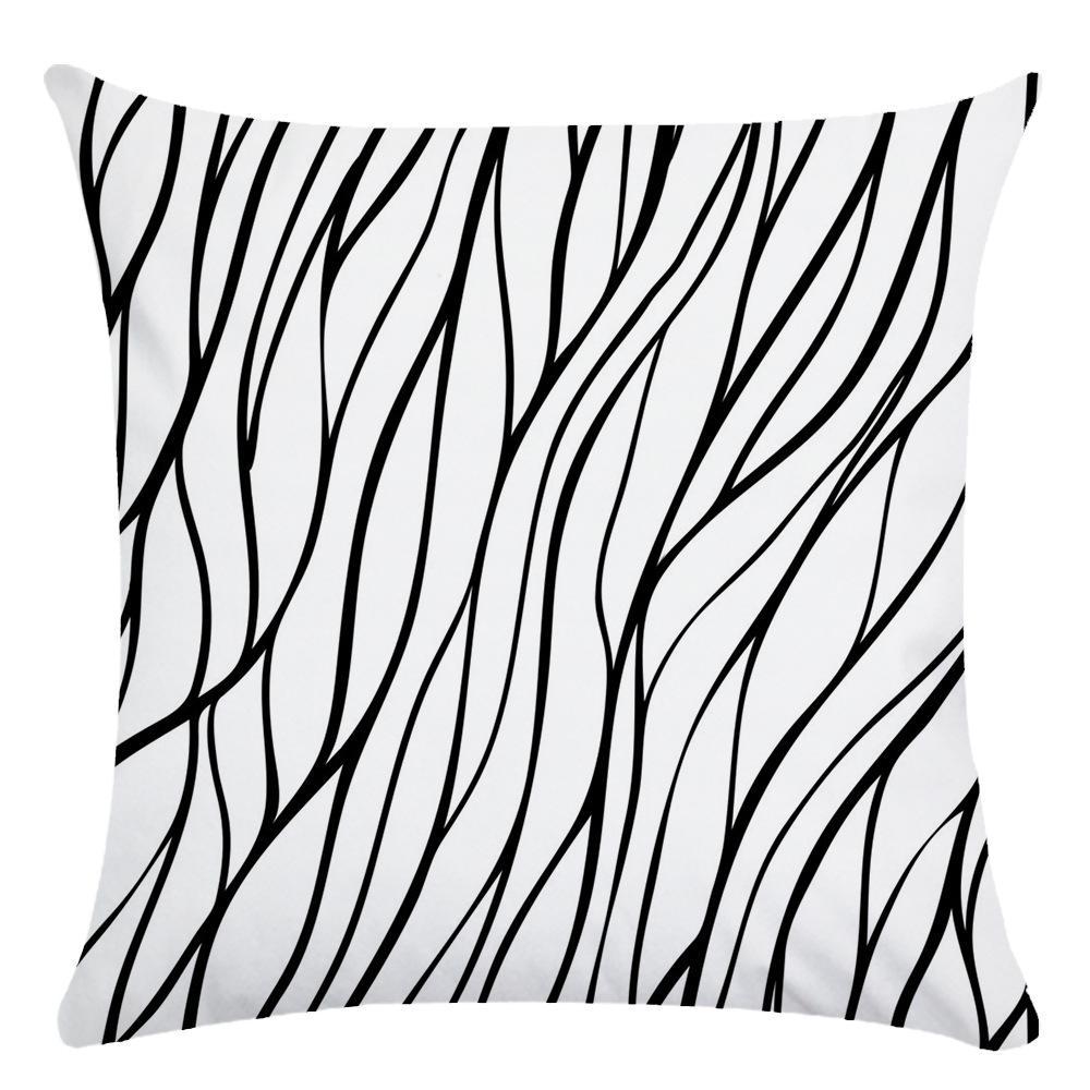 Fashion Cow Pattern Zebra Pattern Black And White Stripes Super Soft Pillowcase