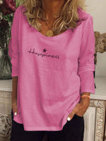 Load image into Gallery viewer, Women&#39;s Happy Little Stars Print T-Shirt
