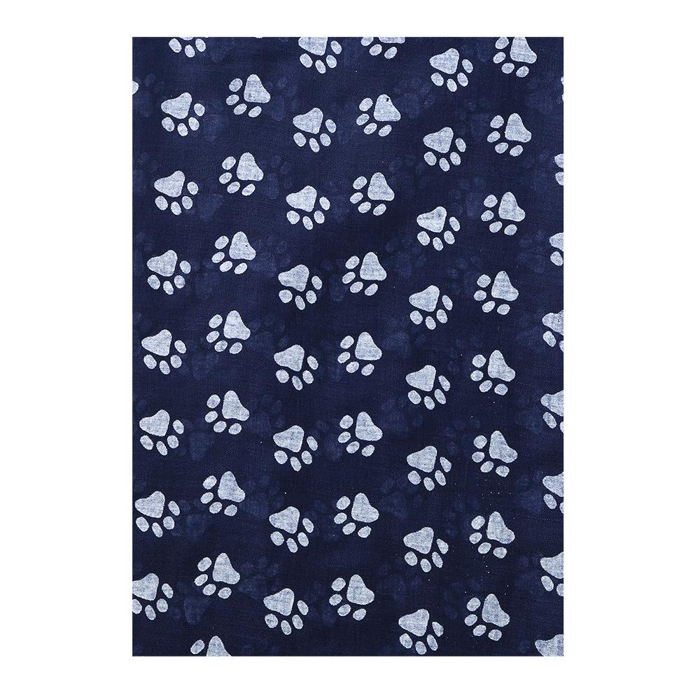 Cute dog paw print scarf