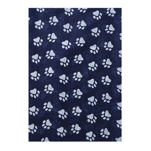 Cute dog paw print scarf