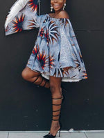 Load image into Gallery viewer, Women&#39;s Ethnic Printed Long-sleeved Dress
