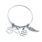 Load image into Gallery viewer, Ladies love dog paw stainless steel bracelet
