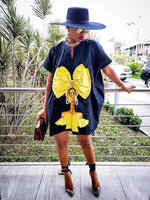 Load image into Gallery viewer, Casual Graphic Print Pocket Dress
