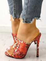 Load image into Gallery viewer, Ladies Print High Heels
