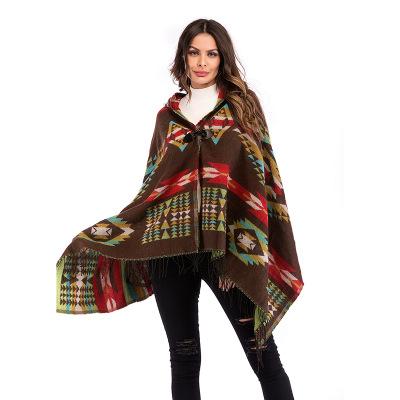 Blouse tribe conventional printing Micro-elasticity Cotton-Blend Autumn Winter Retro