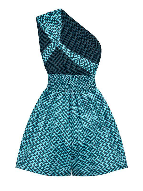 Women's printed DIY multi-wear jumpsuit