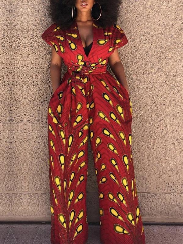 Ethnic Printed Multi-piece Jumpsuit