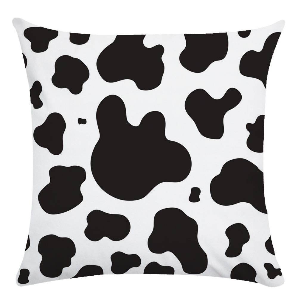 Fashion Cow Pattern Zebra Pattern Black And White Stripes Super Soft Pillowcase