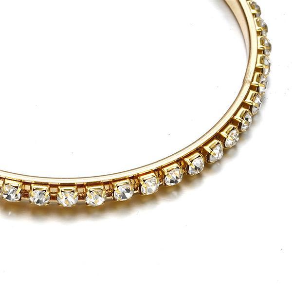 Multi-layer diamond alloy bracelet