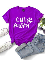 Load image into Gallery viewer, Casual letter printed short-sleeved T-shirt
