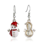 Load image into Gallery viewer, Christmas Snowman Earring Necklace
