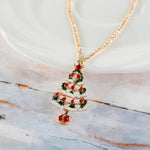 Load image into Gallery viewer, Women&#39;s Christmas Tree Necklace
