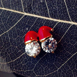 Load image into Gallery viewer, Ladies Santa Hat Earrings
