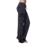 Load image into Gallery viewer, Women&#39;s Love Dog Paw Print Stretchy Soft Eco-friendly Bamboo Pocket Yoga Pants
