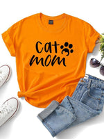 Load image into Gallery viewer, Casual letter printed short-sleeved T-shirt
