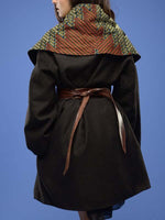 Load image into Gallery viewer, Women&#39;s vintage print woolen coat
