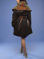 Load image into Gallery viewer, Women&#39;s vintage print woolen coat
