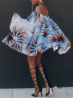 Load image into Gallery viewer, Women&#39;s Ethnic Printed Long-sleeved Dress
