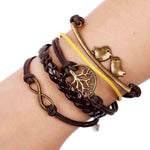 Load image into Gallery viewer, Vintage Big Tree Bird Multilayer Woven Bracelet
