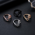 Load image into Gallery viewer, Ladies hollow dog paw opening ring
