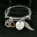 Load image into Gallery viewer, Ladies love dog paw stainless steel bracelet
