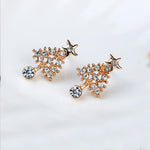 Load image into Gallery viewer, Christmas Ornaments Diamond Christmas Tree Earrings
