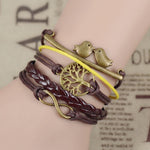 Load image into Gallery viewer, Vintage Big Tree Bird Multilayer Woven Bracelet
