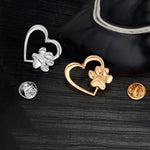 Load image into Gallery viewer, Love dog paw collar Brooch

