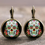 Load image into Gallery viewer, Halloween Bat Alloy Earrings
