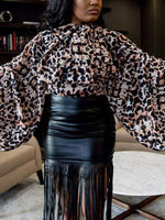 Load image into Gallery viewer, Fashion casual leopard print shirt
