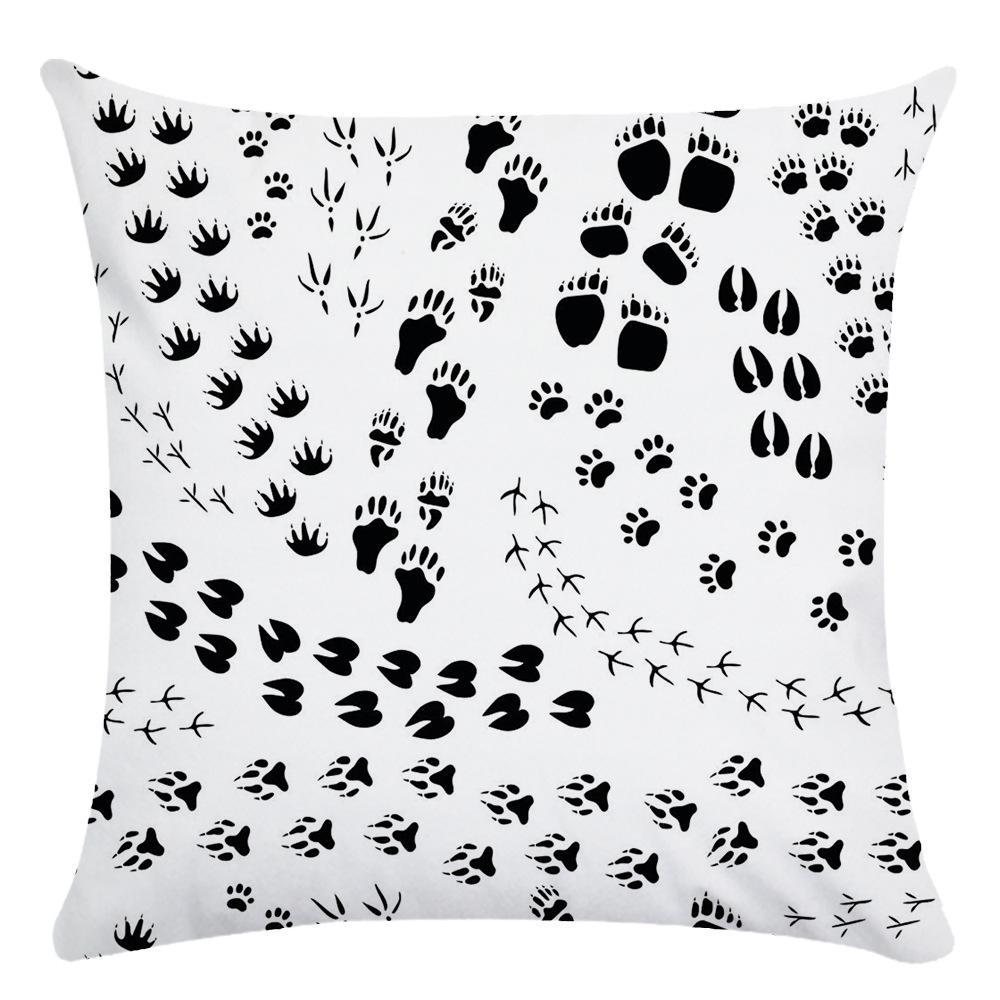 Fashion Cow Pattern Zebra Pattern Black And White Stripes Super Soft Pillowcase
