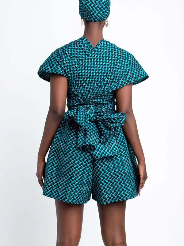 Women's printed DIY multi-wear jumpsuit