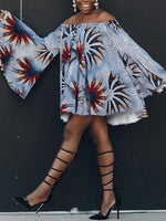 Load image into Gallery viewer, Women&#39;s Ethnic Printed Long-sleeved Dress
