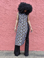 Load image into Gallery viewer, Ethnic Print Sleeveless Irregular Top
