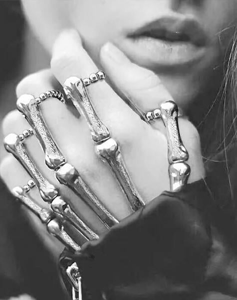 Halloween Skull Skeleton Hand Bracelet