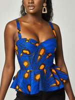 Load image into Gallery viewer, Women&#39;s Vintage African Print Vest

