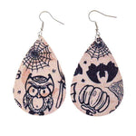 Load image into Gallery viewer, Halloween pattern drop earrings
