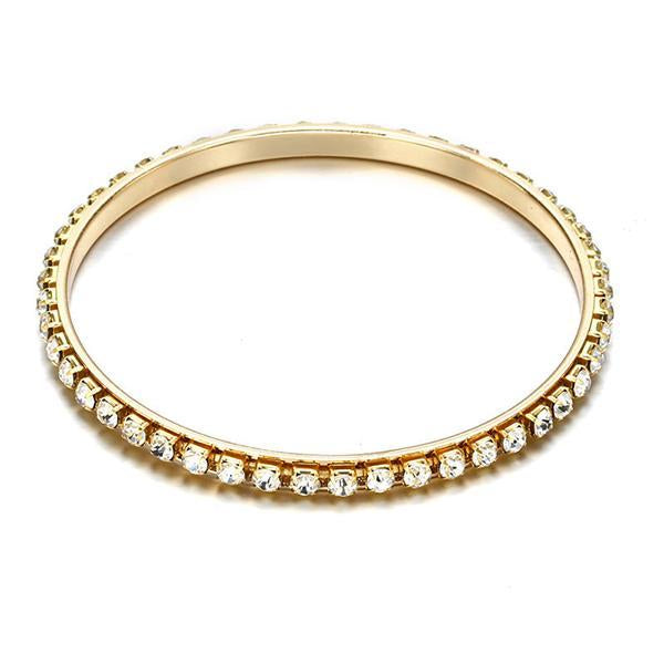Multi-layer diamond alloy bracelet