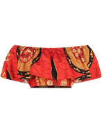 Load image into Gallery viewer, Fashion African Print Slotted Neck Top Split Long Skirt Two Piece Set
